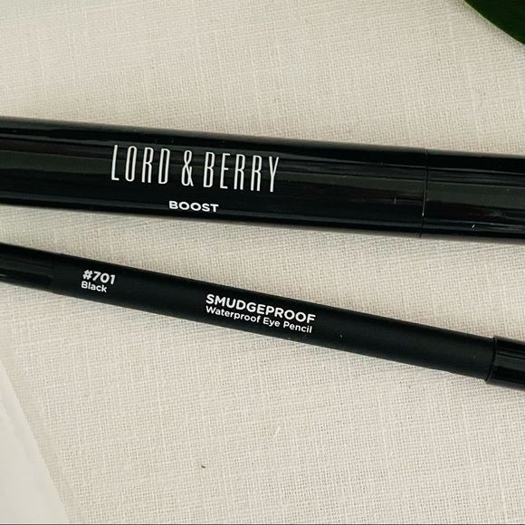 LORD & BERRY Mascara Boost + Smudgeproof Liner Kit , Both in Black, NEW - Picture 6 of 10